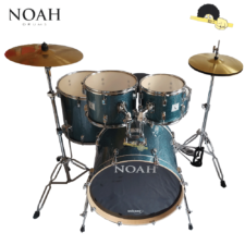 Bateria Noah SC Series - Completa cor Blue Sparkle com Bumbo 22"