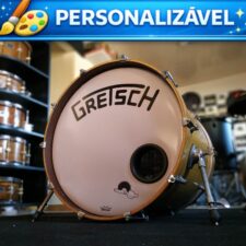 Pele de Bumbo PERSONALIZADA Com Impressão UV Premium Arte Exclusiva e Alta Definição