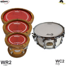 Kit de Peles Williams Target - WR2 Duplo filme RED 10"/12"/14" + Density WC2 14"