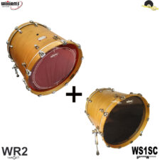 Kit de Peles Williams Target - WR2 Duplo filme RED 20" Batedeira + WS1SC (Resposta) 20"