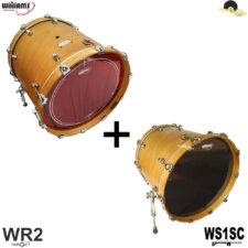 Kit de Peles Williams Target - WR2 Duplo filme RED 22" Batedeira + WS1SC (Resposta) 22"