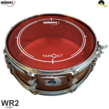 Pele para Caixa/Surdo Williams Target - WR2 Duplo filme RED 14"
