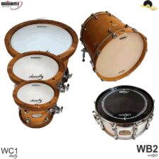 Kit de Peles Williams Density - WC1 Filme Simples Coated 10"/12"/14"/20" + Target WB2 14"