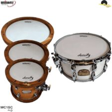 Kit de Peles Williams Density – WC1SC Filme simples coated com anel abafador 10"/12"/14"/14"