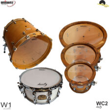 Kit de Peles Williams W1 Clear – Filme simples (Batedeira ou Resposta) 10″/12″/14″/22″ + Density WC2 14″