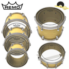 Peles Remo - Pinstripe clear filme duplo (8/10/12/14/16)