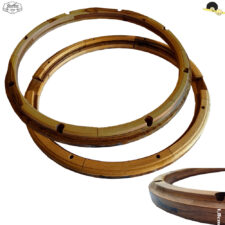 Par de Aros de Madeira – 14″ com 8 afinações D’Groove By Guilheu
