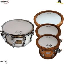 Kit de Peles Williams Density – WC1SC Filme simples coated com anel abafador 12"/13"/14"/16"