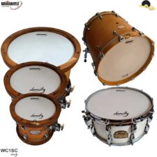 Kit de Peles Williams Density – WC1SC Filme simples coated com anel abafador 12"/13"/14"/16"/22"