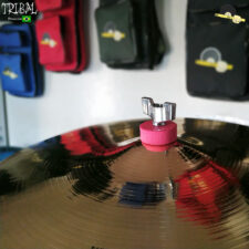 Feltro para Estante de Prato Tribal percussion EVA Grosso Vermelho – Kit com 10 Unid.