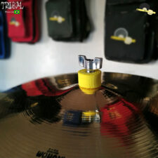 Feltro para Estante de Prato Tribal percussion EVA Grosso Amarelo - Kit com 10 Unid.