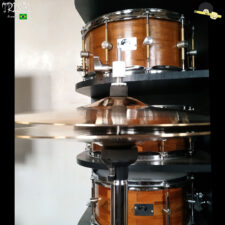 Feltros para Máquina e Presilha de chimbal Tribal Percussion - EVA Preto