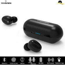 Fone de ouvido Bluetooth 5.0 - Tennmak TWS 06 - Estéreo com graves profundos - Resistente à água
