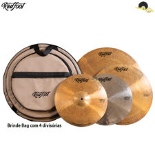 Kit de pratos para bateria Red Foot cymbals - 15"/18"/22" - Série LONDON