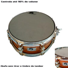 Abafador D'Groove para Caixa/Surdo 14" - Reduz 90% do volume - Estude com controle