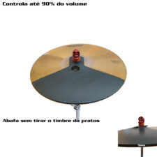 Abafador D'Groove para Prato 14" - Reduz 90% do volume - Estude com controle