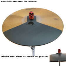 Abafador D'Groove para Prato 20"- Reduz 90% do volume - Estude com controle