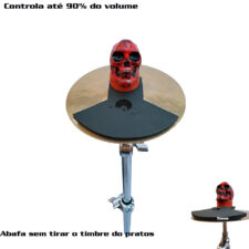 Abafador D'Groove para Prato 10" - Reduz 90% do volume - Estude com controle