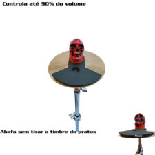 Abafador D'Groove para Prato 6" - Reduz 90% do volume - Estude com controle