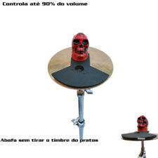 Abafador D'Groove para Prato 8" - Reduz 90% do volume - Estude com controle