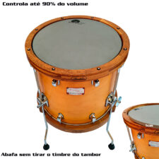 Abafador D'Groove para Surdo 16" - Reduz 90% do volume - Estude com controle