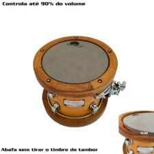 Abafador D'Groove para tom 6"- Reduz 90% do volume - Estude com controle