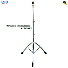Estante reta para pratos de bateria - Turbo play PLAYCS - Rosca 8mm