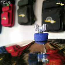 Feltro para Estante de Prato Tribal Percussion - Kit com 6 Feltros Lã de Carneiro Azul