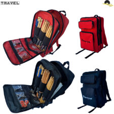 Bag Para Baquetas Tipo Mochila - D'Groove (TRAVEL) - Bordado em alta definição
