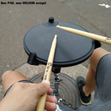 Pad D'Groove profissional de estudo para bateria 12"