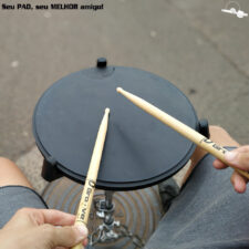 Pad D'Groove profissional de estudo para bateria 14”