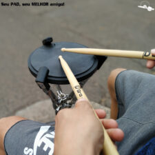 Pad D'Groove profissional de estudo para bateria 6"
