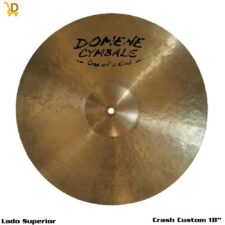 Prato Crash/Ataque 18" Domene Cymbals - Fabricado à mão Sob medida - USADO