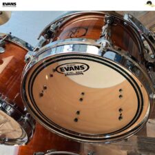 Pele para surdo 14" - Evans EC Resonant Resposta - Transparente com anel controlador level 360º