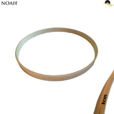 Aro de madeira Noah Drums Para bumbo 18" - Acabamento natural