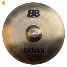 Prato de bateria Sabian B8 Crash/Ride 18" - Usado com bom estado