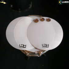 Filme(película) Customizável Ply Effect Snare Luen Drumheads LDH COM platinelas - Tenha vários timbres em 1 caixa só!