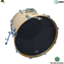 Pele muda para estudo/treino - Luen Dudu Portes Silent Heads 22″ - Reduz 95% do volume