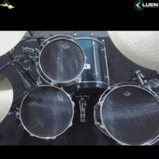 Kit de Peles muda para estudo/treino - Luen Dudu Portes Silent Heads 12"/16"/22" + 14" / Reduz 95% do volume