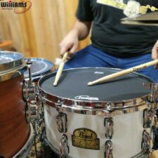 Pele para Caixa/Surdo Williams Density - WCB2 Duplo filme Coated BLACK 14"