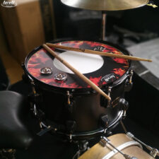 Efeito para Caixa/Surdo Low Pitch 14" Vermelho Com Platinelas(Som mais vivo) - Torelli FIRE TLP509VM