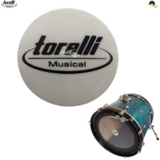 Patch/Pad Protetor para Pedal Simples bumbo Torelli TA082 (PAR) - Aumenta a durabilidade de sua pele