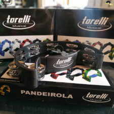Pandeirola/Meia Lua com 32 platinelas - Torelli TP315 - Adicione um molho ao seu som!