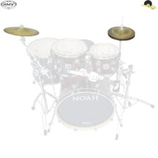 Kit De Pratos RMV Para Treino de bateria / Par de Chimbal + Ataque de 12" em Brass