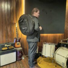 Bag Mochila para Pratos de bateria até 23” - D’Groove Premium 2 em 1 com bag de baquetas
