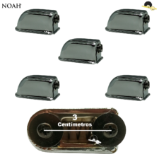 Kit Canoa Para Tom/Caixa/Surdo cromada - Noah SIMPLES NSP622 (5unid)