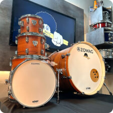 Bateria Zowag Z4 Series Dark Wood 10"/12"/16"/22" + 14"Cx (Shell Pack) Em BIRCH com Graves PROFUNDOS