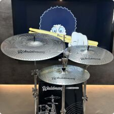 Kit de pratos Waldman Down Tone 14"/16″/20″ (Silencioso) Reduz até 80% do volume