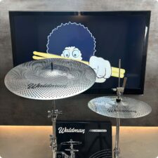 Kit de pratos Waldman Down Tone HiHat 14" e Ride 20″ (Silencioso) Reduz até 80% do volume