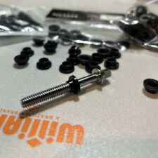 Kit de Arruelas para parafuso de bateria - Zowag PWB500 em Nylon (10 unidades) Preta